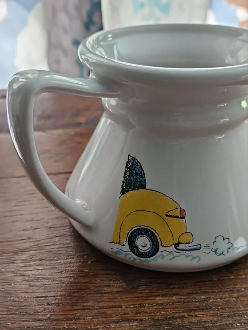 Hallmark white ceramic